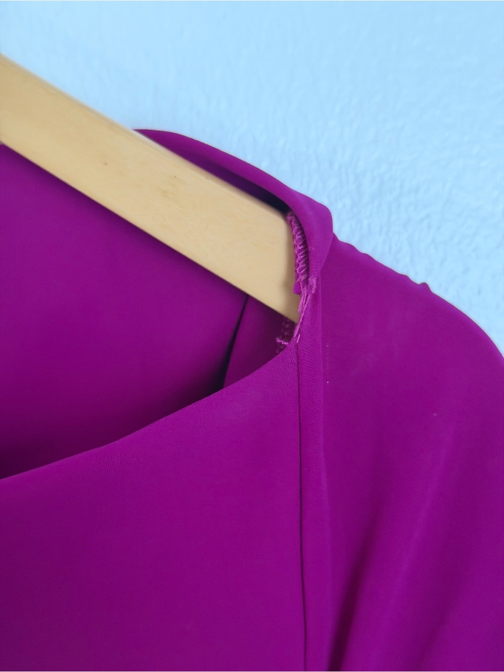 Chiara Boni La Petite Robe Kate Dress Boat Neck Midi Fuchsia Purple IT 46 US 10 - Picture 7 of 11
